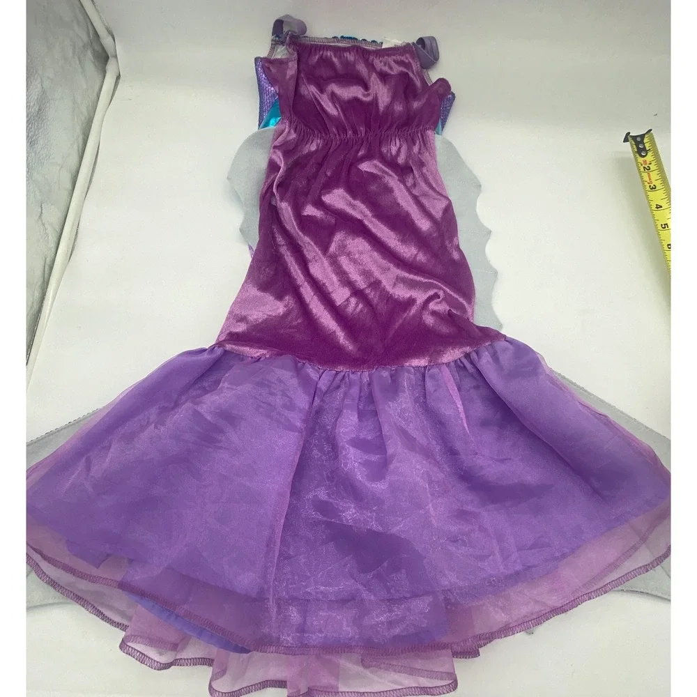 Teetot & Co Mermaid Princess Costume Dress Purple Turquoise Kids Size 3-4
